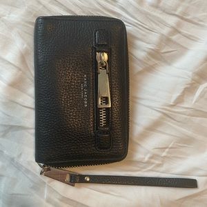 Marc Jacobs Zippered Black Wristlet/Wallet
